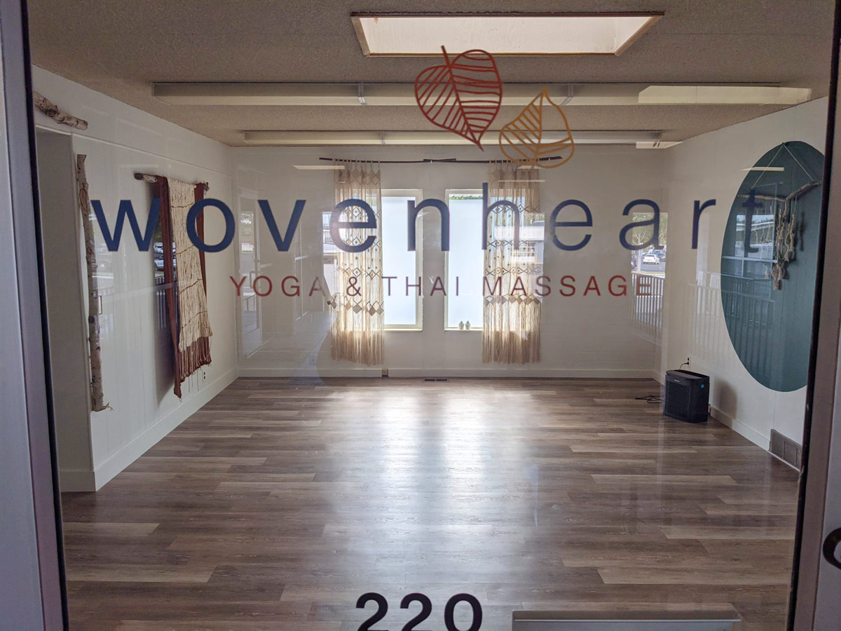 Woven Heart Yoga Front Door